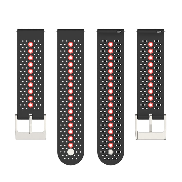 For Samsung Galaxy Watch 5 40mm 20mm Colorful Hole Silicone Watch Band