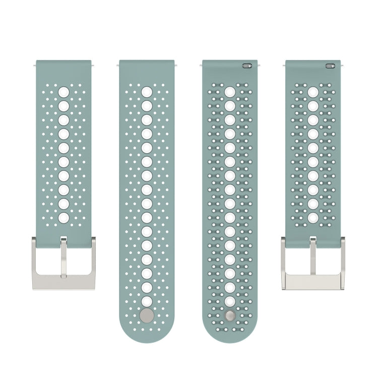 For Samsung Galaxy Watch 5 44mm 20mm Colorful Hole Silicone Watch Band