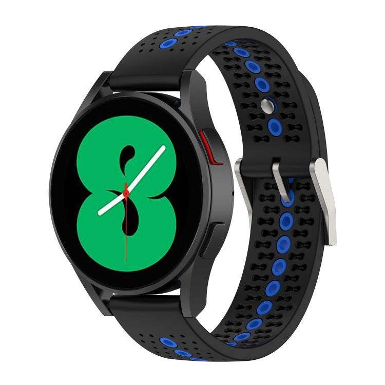 For Samsung Galaxy Watch 5 44mm 20mm Colorful Hole Silicone Watch Band