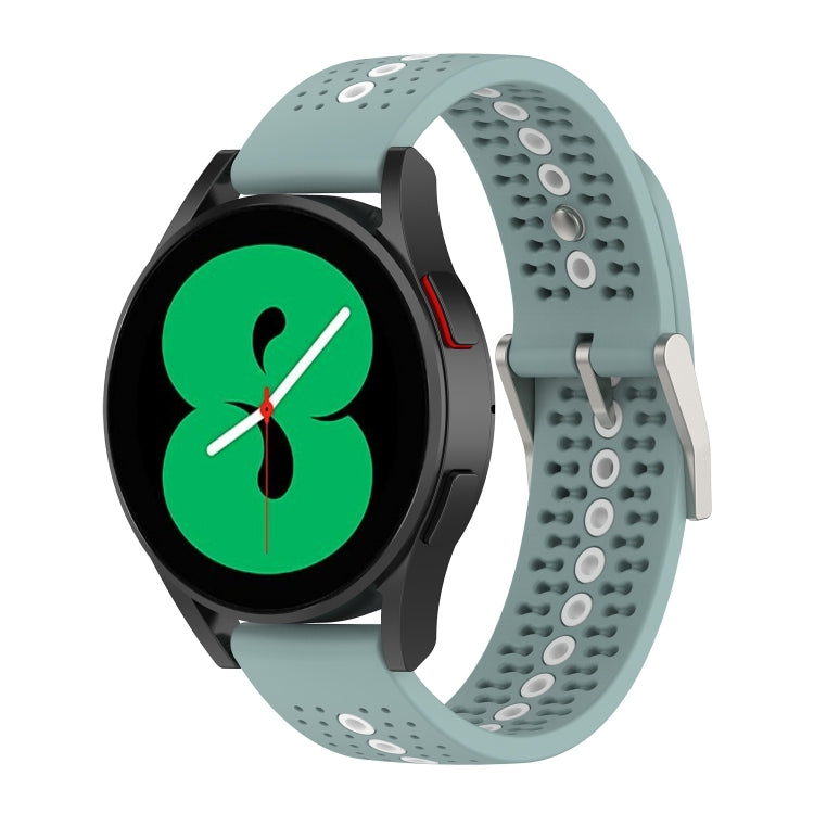 For Samsung Galaxy Watch 5 Pro 45mm 20mm Colorful Hole Silicone Watch Band