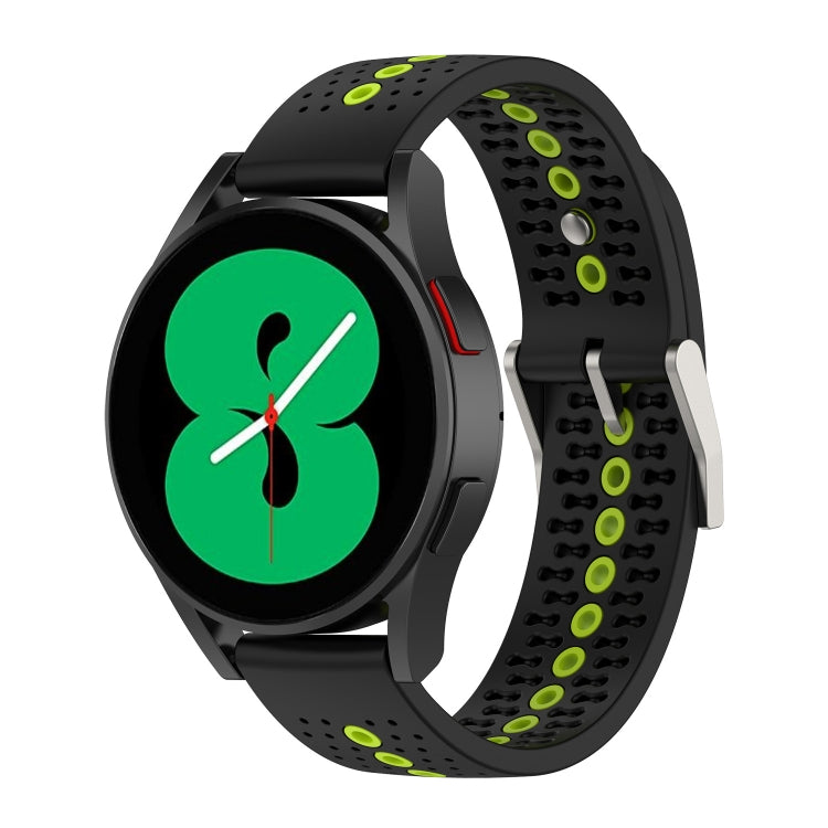For Samsung Galaxy Watch 5 Pro 45mm 20mm Colorful Hole Silicone Watch Band