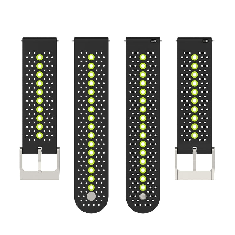 For Samsung Galaxy Watch 5 Pro 45mm 20mm Colorful Hole Silicone Watch Band