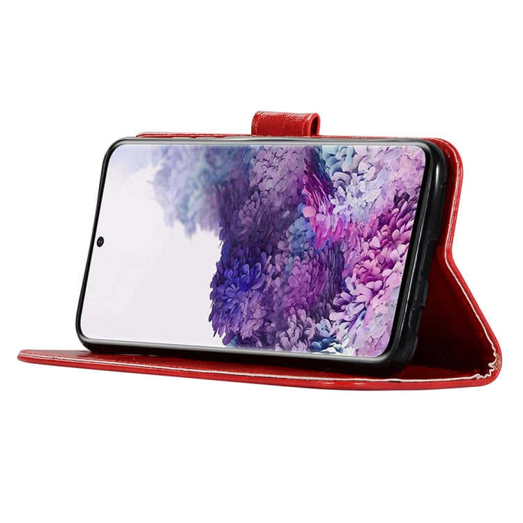 For Galaxy S20+ Retro Copper Button Crazy Horse Horizontal Flip PU Leather Case with Holder & Card Slots & Wallet & Lanyard