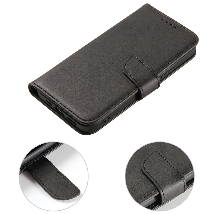 For iPhone 14 Calf Texture Buckle Flip Leather Phone Case