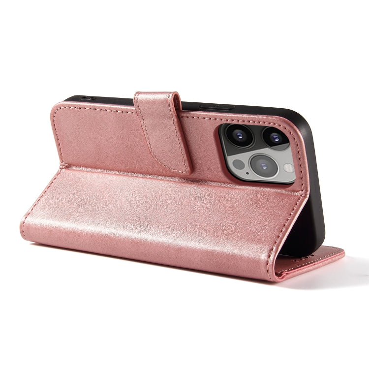 For iPhone 14 Calf Texture Buckle Flip Leather Phone Case