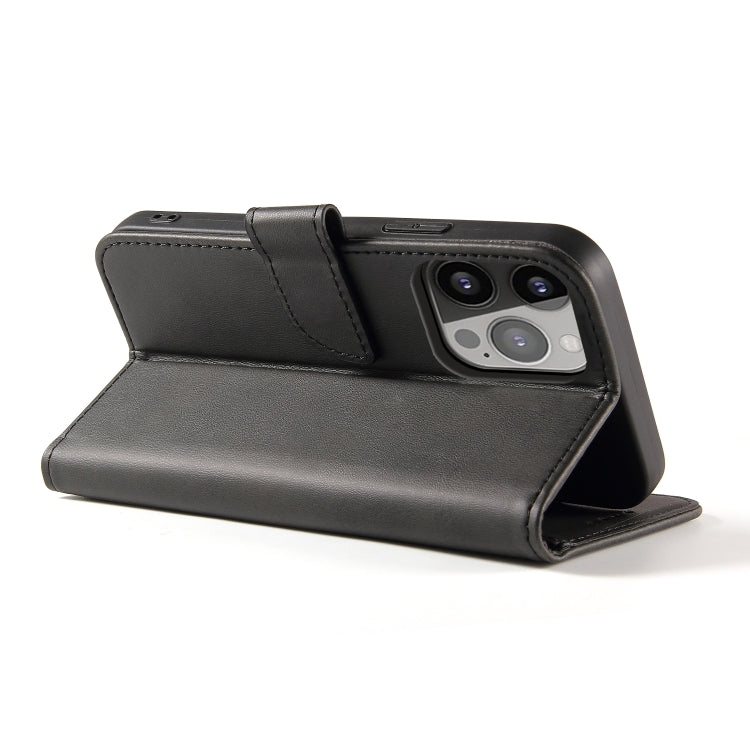 For iPhone 14 Plus Calf Texture Buckle Flip Leather Phone Case