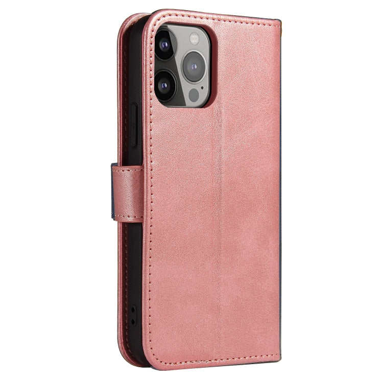 For iPhone 14 Plus Calf Texture Buckle Flip Leather Phone Case
