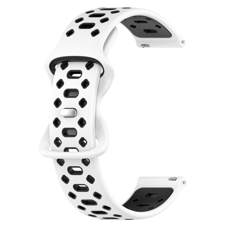 For Samsung Galaxy Watch 5 40mm 20mm Two-color Diamond Silicone Watch Band