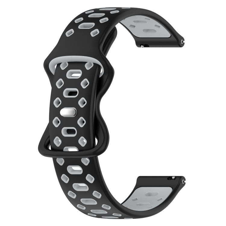 For Samsung Galaxy Watch 5 44mm 20mm Two-color Diamond Silicone Watch Band