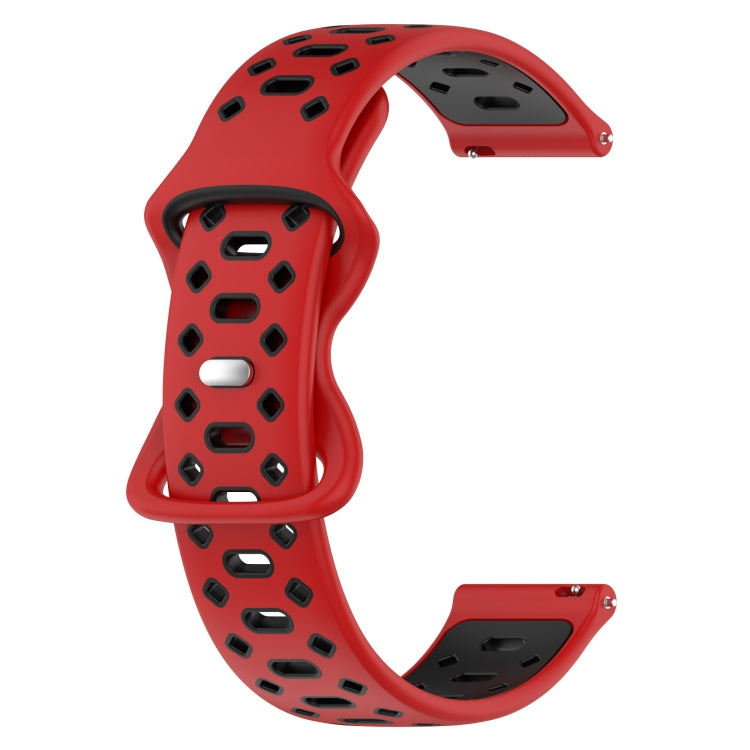 For Samsung Galaxy Watch 5 Pro 45mm 20mm Two-color Diamond Silicone Watch Band