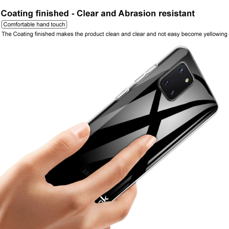 For Galaxy Note10 Lite / A81 IMAK Wing II Wear-resisting Crystal Pro PC Protective Case