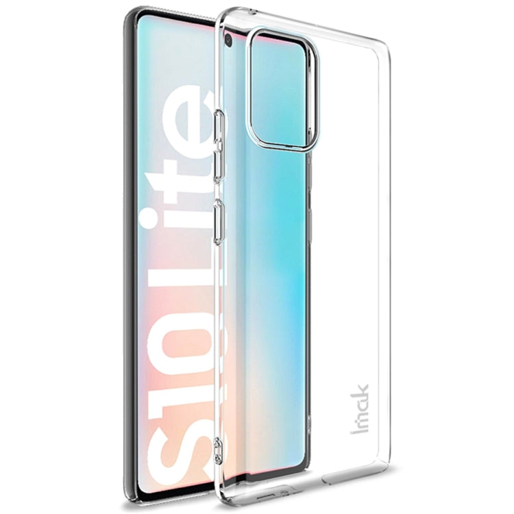 For Galaxy S10 Lite / A91 IMAK Wing II Wear-resisting Crystal Pro PC Protective Case