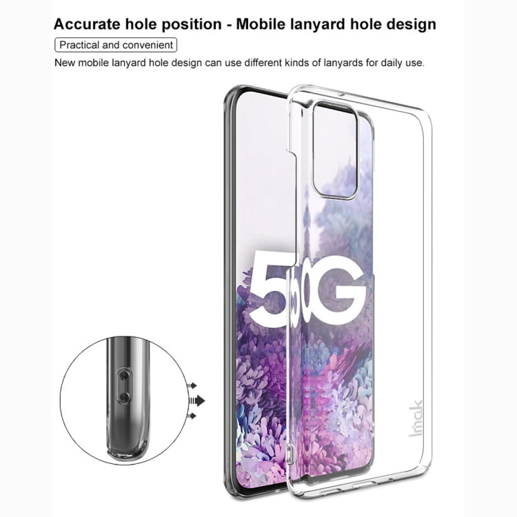 For Galaxy S20 5G IMAK Wing II Wear-resisting Crystal Pro PC Protective Case