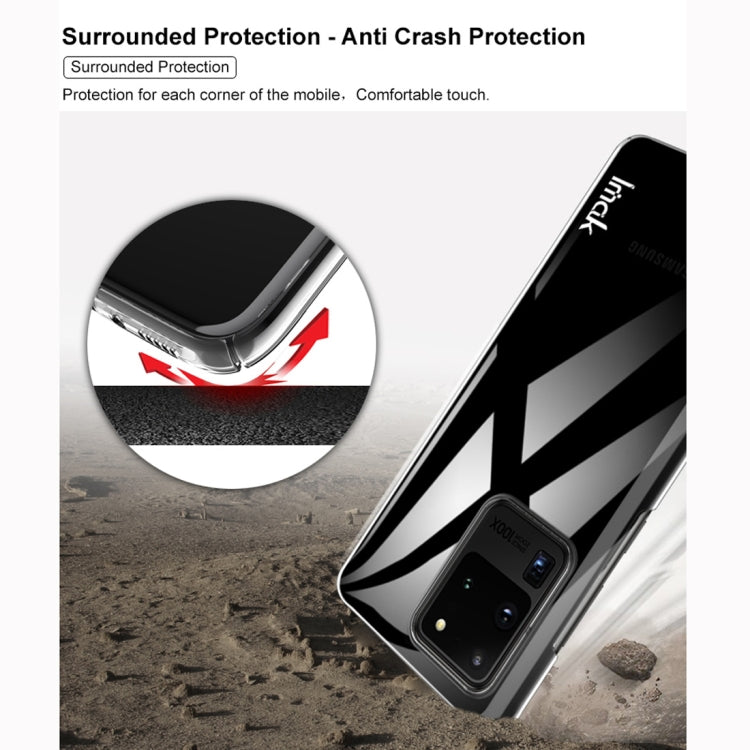 For Galaxy S20 Ultra 5G IMAK Wing II Wear-resisting Crystal Pro PC Protective Case