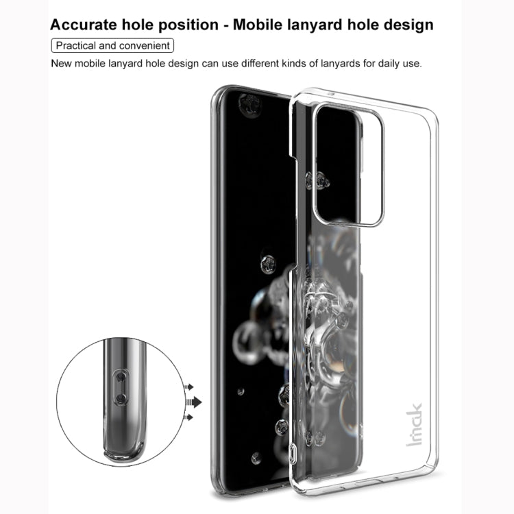 For Galaxy S20 Ultra 5G IMAK Wing II Wear-resisting Crystal Pro PC Protective Case