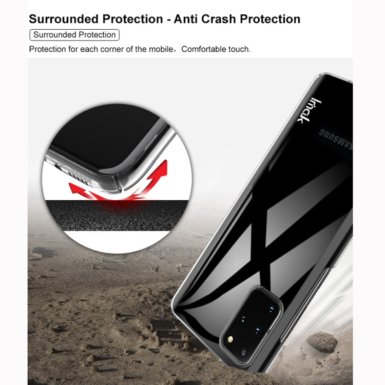 For Galaxy S20+ 5G IMAK Wing II Wear-resisting Crystal Pro PC Protective Case