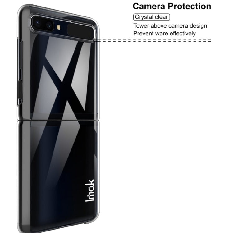 For Galaxy Z Flip IMAK Wing II Wear-resisting Crystal Pro PC Protective Case