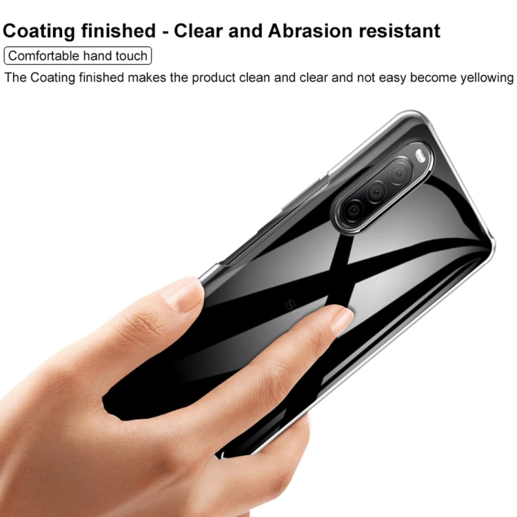 For Sony Xperia 10 II IMAK Wing II Wear-resisting Crystal Pro PC Protective Case