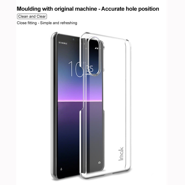For Sony Xperia 10 II IMAK Wing II Wear-resisting Crystal Pro PC Protective Case