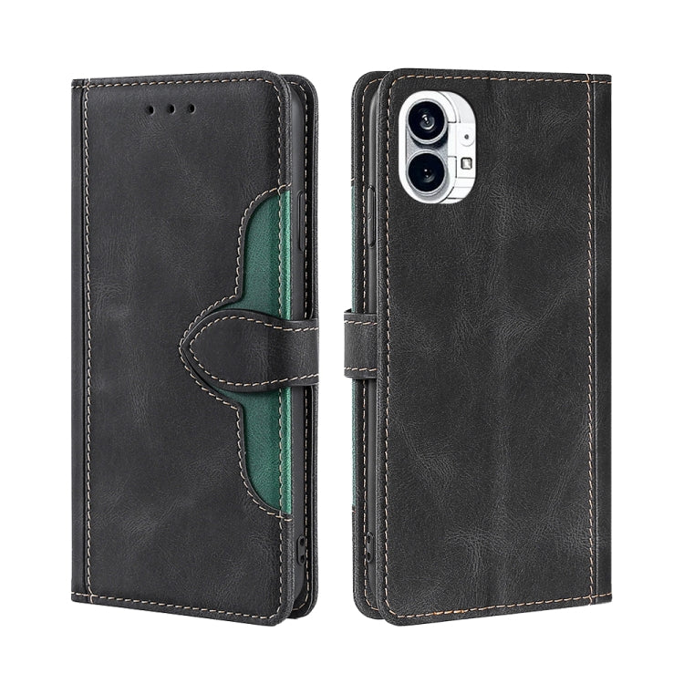 For Nothing Phone 1 Skin Feel Magnetic Buckle Leather Phone Case