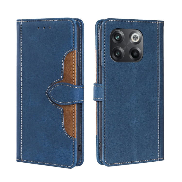 For OnePlus 10T Skin Feel Magnetic Buckle Leather Phone Case