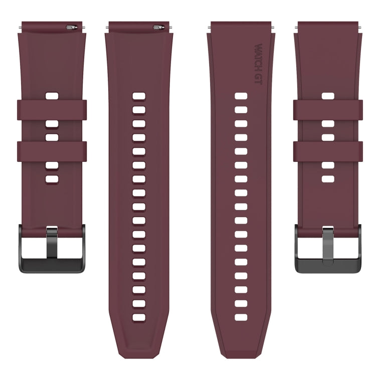 For Samsung Galaxy Watch 5 40mm 20mm Black Buckle Step Silicone Watch Band