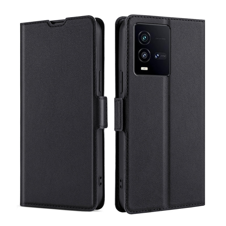 For vivo iQOO 10 Ultra-thin Voltage Side Buckle Leather Phone Case