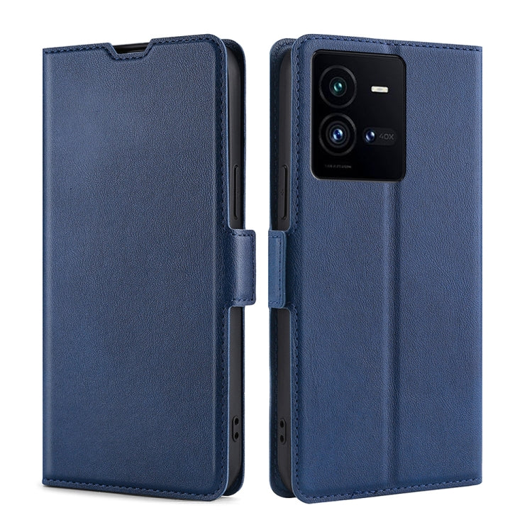For vivo iQOO 10 Pro 5G Ultra-thin Voltage Side Buckle Leather Phone Case