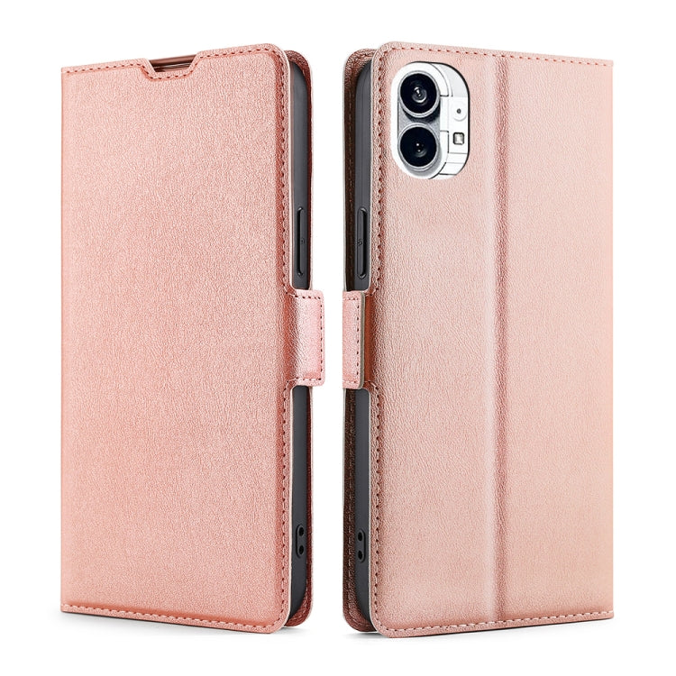 For Nothing Phone 1 Ultra-thin Voltage Side Buckle Leather Phone Case