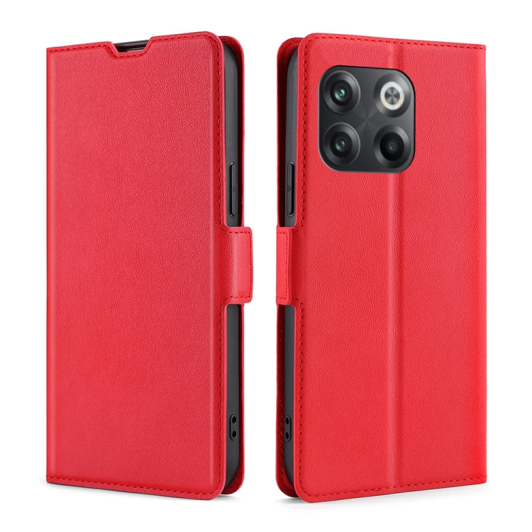 For OnePlus 10T Ultra-thin Voltage Side Buckle Leather Phone Case