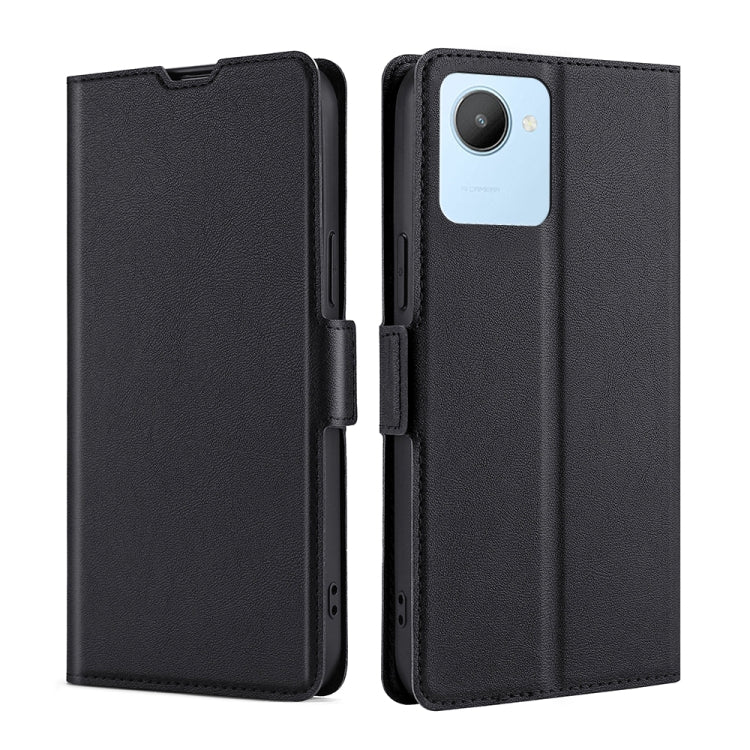 For Realme C30 4G/Narzo 50i Prime Ultra-thin Voltage Side Buckle Leather Phone Case
