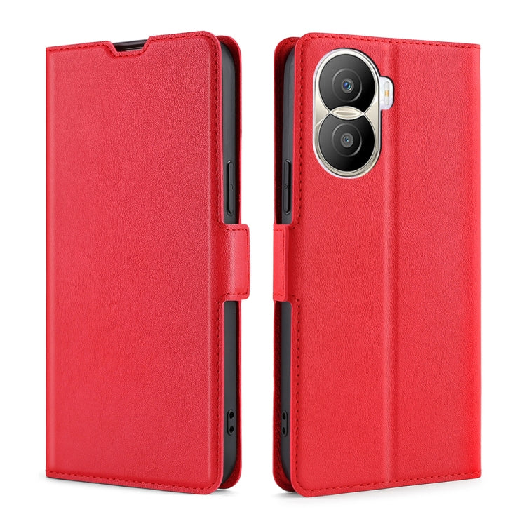 For Honor X40i Ultra-thin Voltage Side Buckle Leather Phone Case