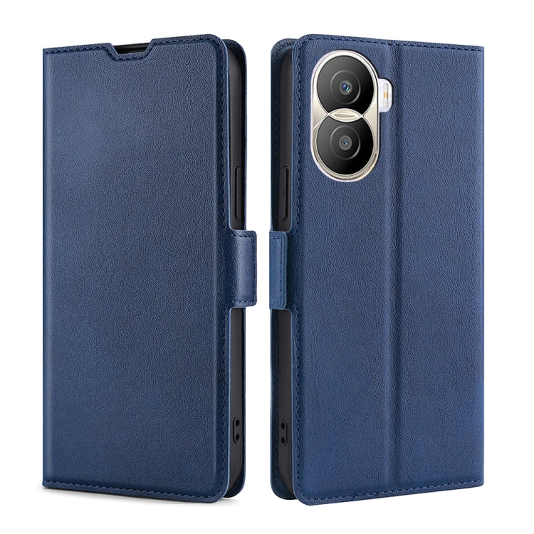 For Honor X40i Ultra-thin Voltage Side Buckle Leather Phone Case