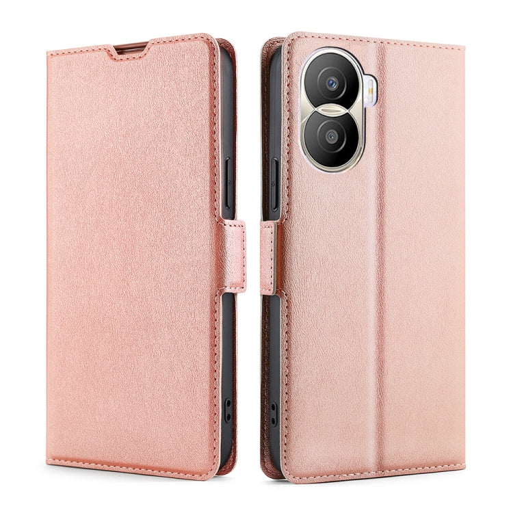 For Honor X40i Ultra-thin Voltage Side Buckle Leather Phone Case