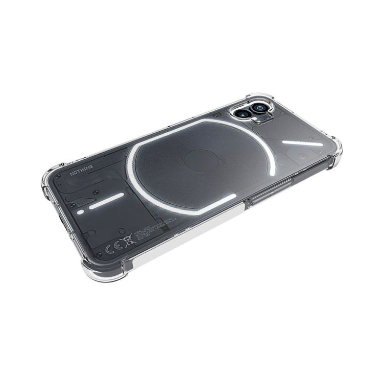 For Nothing Phone 1 Shockproof Non-slip Thickening TPU Phone Case(Transparent)