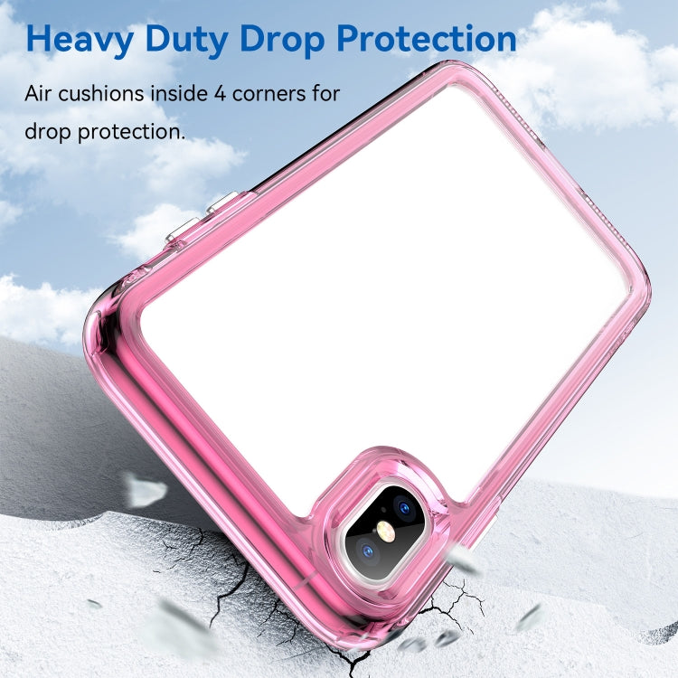 For iPhone XS Max Colorful Series Acrylic + TPU Phone Case