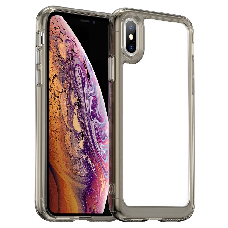 For iPhone XS Max Colorful Series Acrylic + TPU Phone Case
