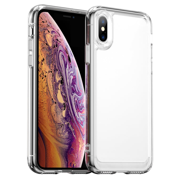 For iPhone XS Max Colorful Series Acrylic + TPU Phone Case