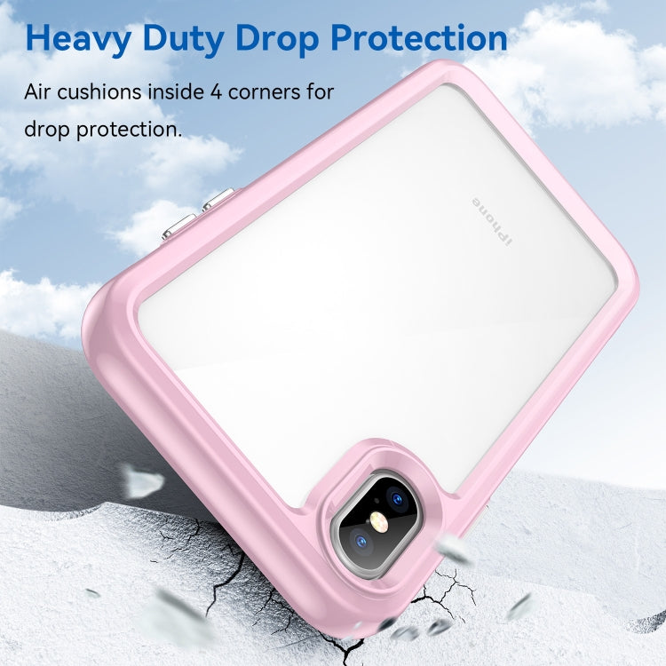 For iPhone X / XS Colorful Series Acrylic + TPU Phone Case