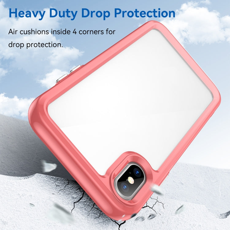 For iPhone X / XS Colorful Series Acrylic + TPU Phone Case