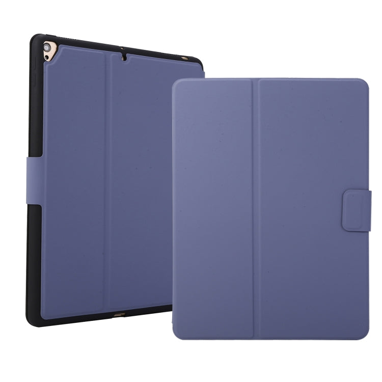 For iPad 9.7 (2018) / (2017) Electric Pressed Texture Horizontal Flip Leather Case with Holder & Pen Slot