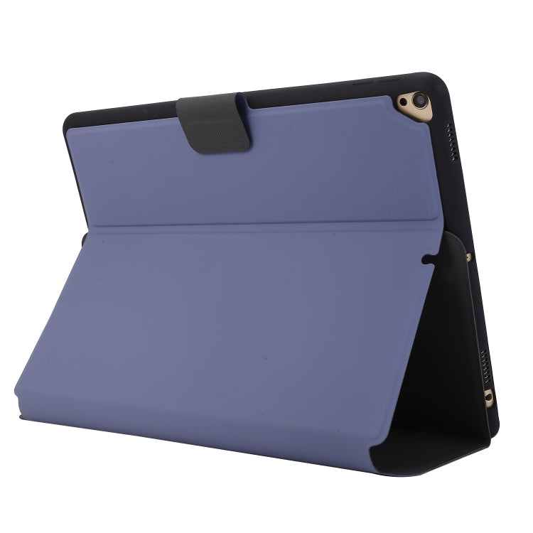 For iPad 9.7 (2018) / (2017) Electric Pressed Texture Horizontal Flip Leather Case with Holder & Pen Slot
