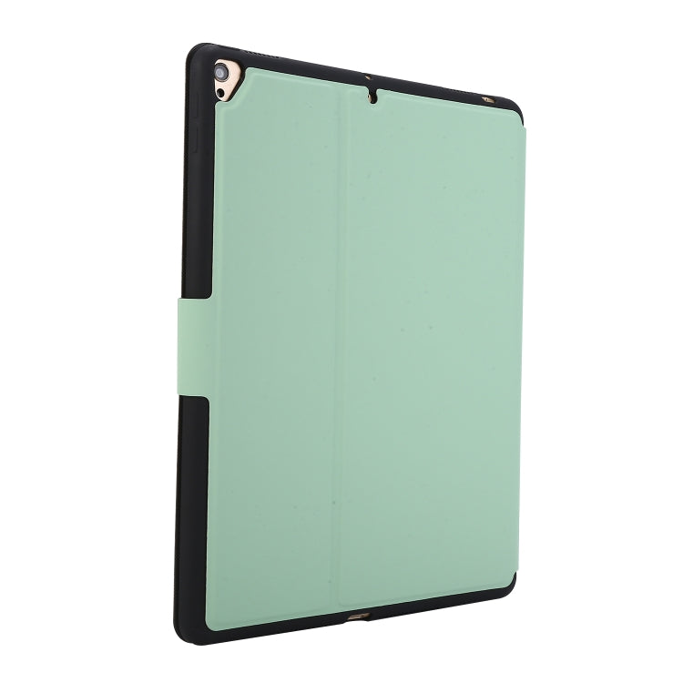 For iPad 9.7 (2018) / (2017) Electric Pressed Texture Horizontal Flip Leather Case with Holder & Pen Slot
