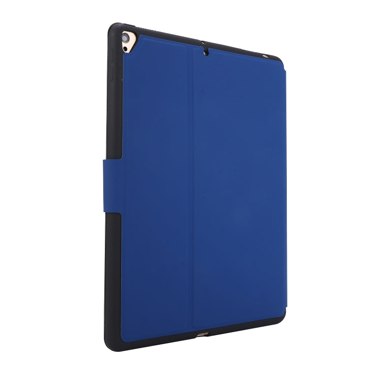 For iPad 9.7 (2018) / (2017) Electric Pressed Texture Horizontal Flip Leather Case with Holder & Pen Slot