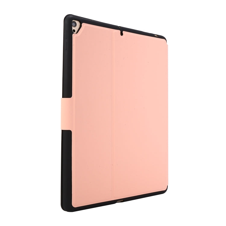 For iPad 9.7 (2018) / (2017) Electric Pressed Texture Horizontal Flip Leather Case with Holder & Pen Slot