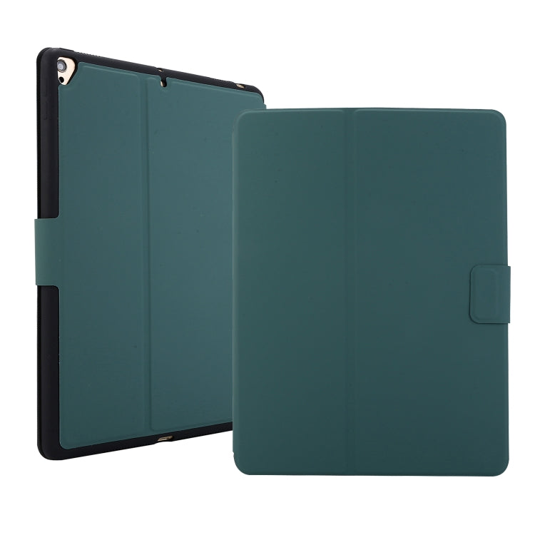 For iPad 9.7 (2018) / (2017) Electric Pressed Texture Horizontal Flip Leather Case with Holder & Pen Slot