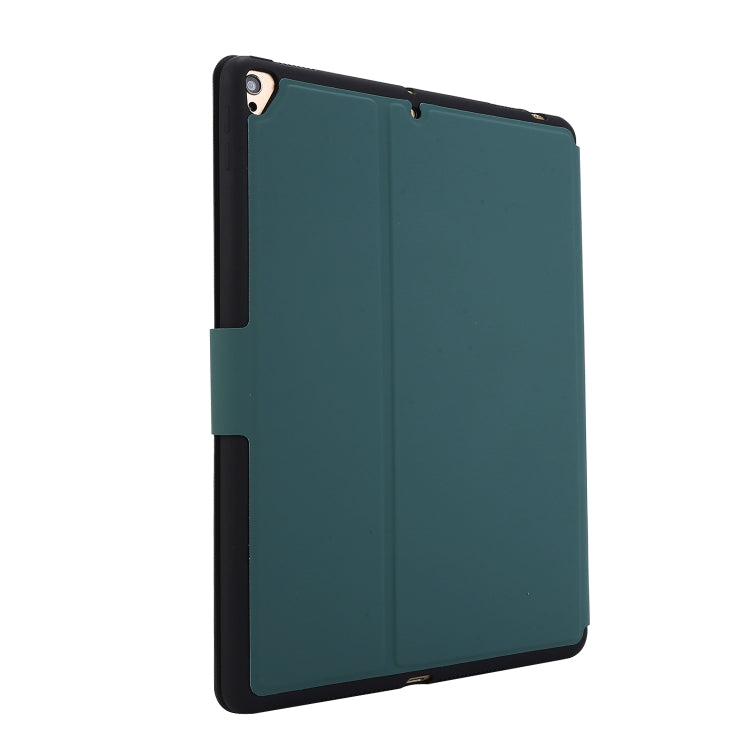 For iPad 9.7 (2018) / (2017) Electric Pressed Texture Horizontal Flip Leather Case with Holder & Pen Slot