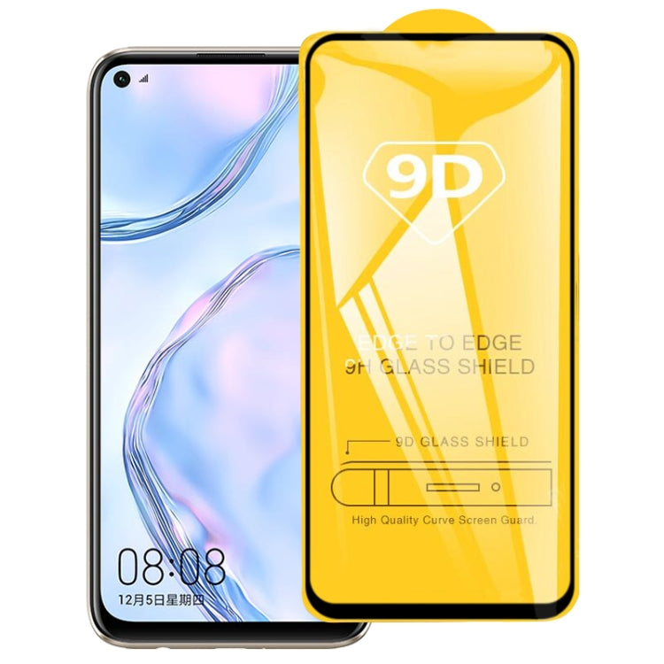 For Huawei  Nova 6 SE 9D Full Glue Full Screen Tempered Glass Film