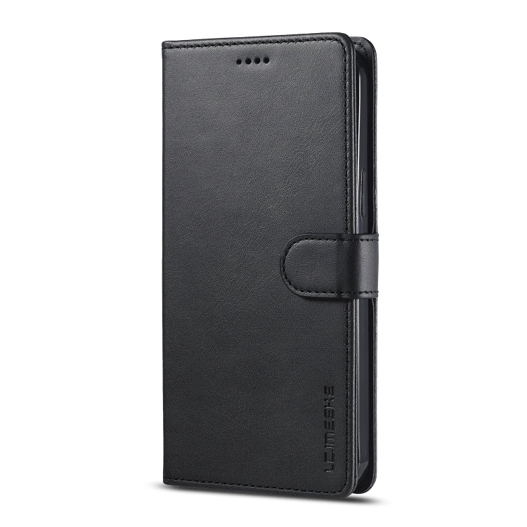 For iPhone 14 LC.IMEEKE Calf Texture Horizontal Flip Leather Case