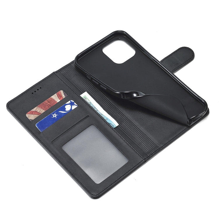 For iPhone 14 LC.IMEEKE Calf Texture Horizontal Flip Leather Case